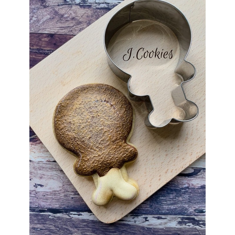 LILIAO Thanksgiving Turkey Leg Cookie Cutter - 2.7 x 3.9
