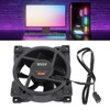 80mm PWM Case Fan Efficient Silent MFDB Dynamic Pressure Bearing