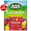 Unbranded Black Forest Fruit Flavored Snacks Juicy Bursts, Mixed Fruit,