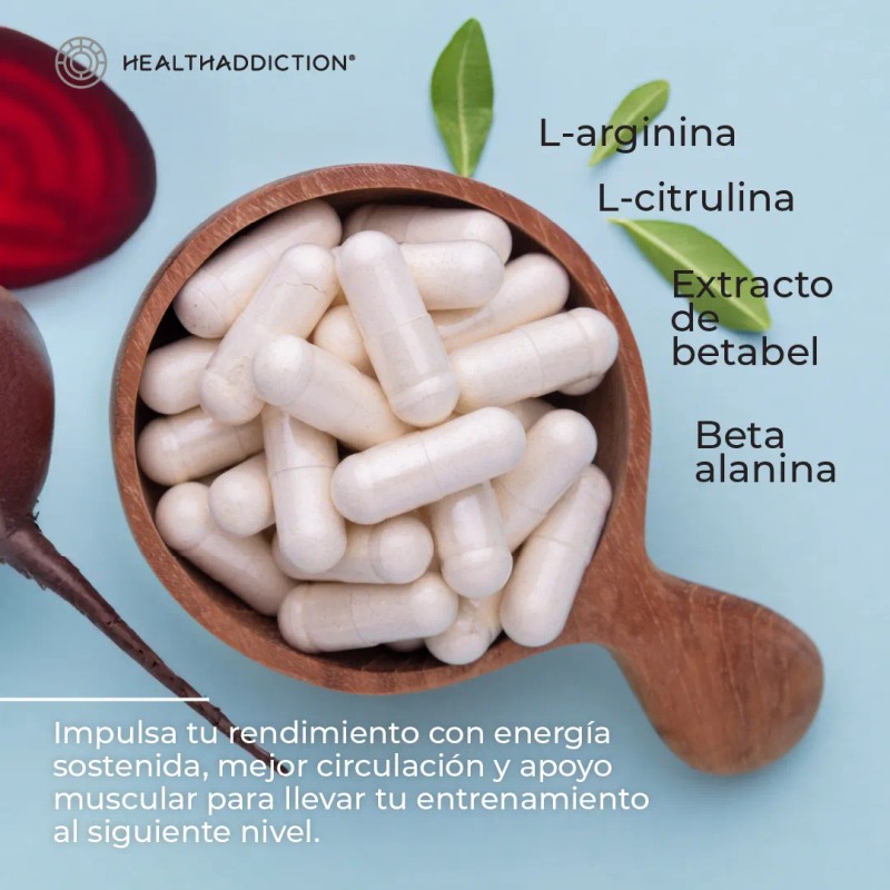 Óxido Nítrico Para Rendimiento Deportivo 90 Cápsulas