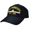 Artisan Owl USS Forrestal CV-59 Aircraft Carrier Patch Hat –