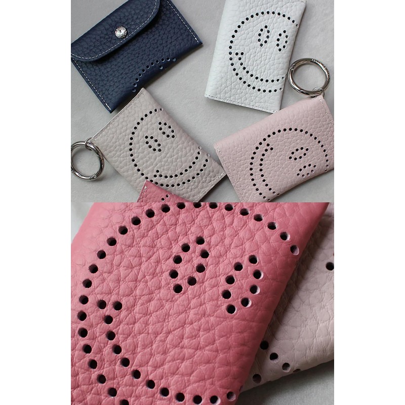 [サロンドアルファード] マルチケース カードケース ミニケース パスケース キーケース バッグチャーム 小銭入れ 本革 レザー