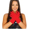 Red gloves adult size 25 cm