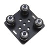Small Plate Slotted Mini V Shape Wheel Bracket for 3D