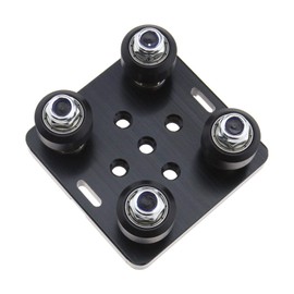 Small Plate Slotted Mini V Shape Wheel Bracket for 3D Printer Aluminum Profile CNC Series