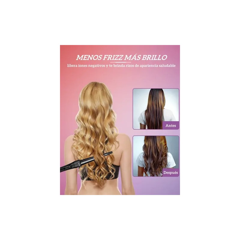 Rizadora Cabello 5 En 1 Intercambiable Cerámica Profesional