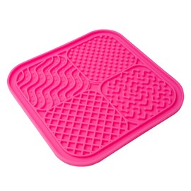 Silver Brush Limited 9060 Silver Essentials Multi-Quadrant Brush-Cleaning Silicone Mat for Makeup Brushes, Makeup Applicators, and Makeup Sponges, For Home and Travel, 2 Pack