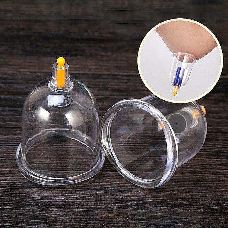 24pcs U shape Cups Chinese Vacuum Cupping Set Massage Therapy