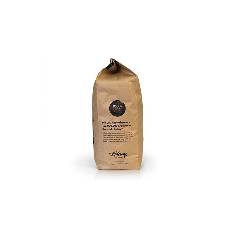 Gobena Coffee 5lb French Vanilla Whole Bean Medium Roast, 100%