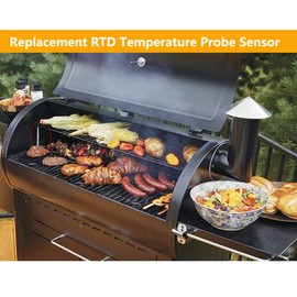 FCCUM RTD RTD Temperature Probe Sensor Grill, Replacement Parts for Traeger Digital Thermostat, Temperature Probe Compatible with Traeger Wood Pellet Grill