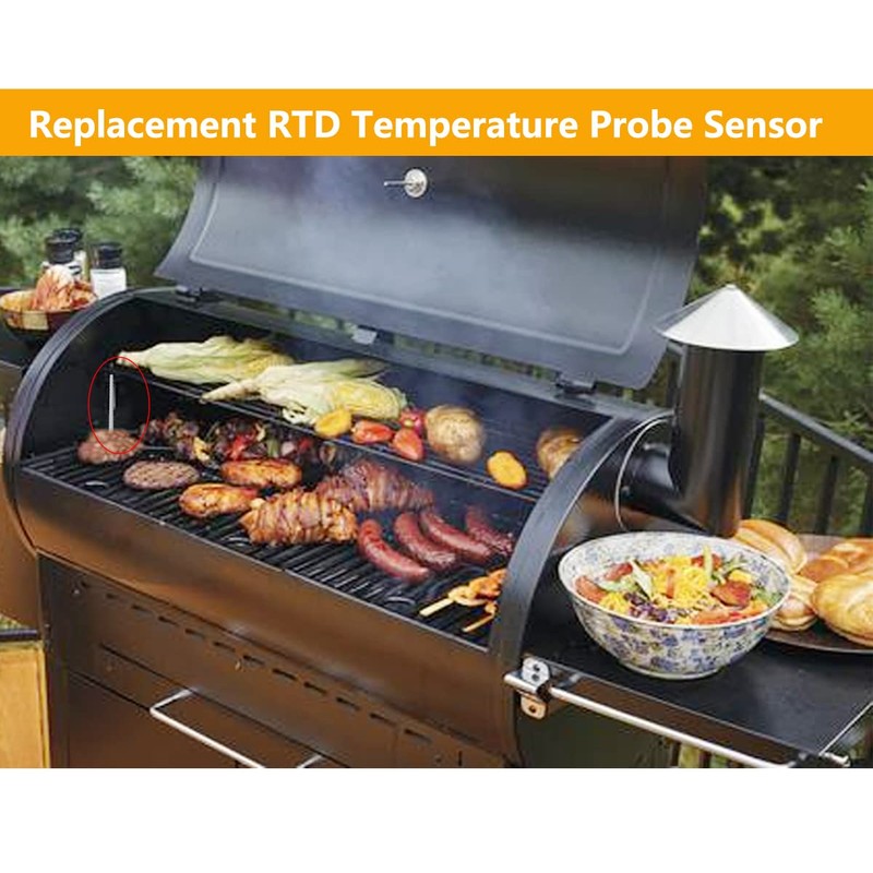 FCCUM RTD RTD Temperature Probe Sensor Grill, Replacement Parts for