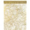 Santex Tischläufer mit Wimpel aus Metall, Sonstiges, Gold, 5 mètres