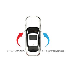 VAM Fits 03-09 Hummer H2 Right Passenger Heated Mirror Glass Lens w/Adhesive USA w/o Backing Plate