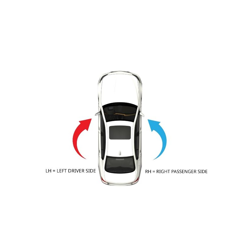 VAM Fits 03-09 Hummer H2 Right Passenger Heated Mirror Glass