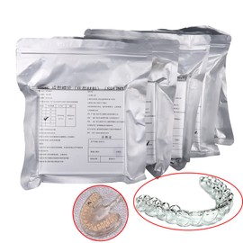 5''x5'' Dental Lab Orthodontic Splint Retainer Slice Vacuum Forming Sheet Soft Hard 1.0/1.5/2.0mm Thermoforming Material (Hard Film 1.0 20Pcs)