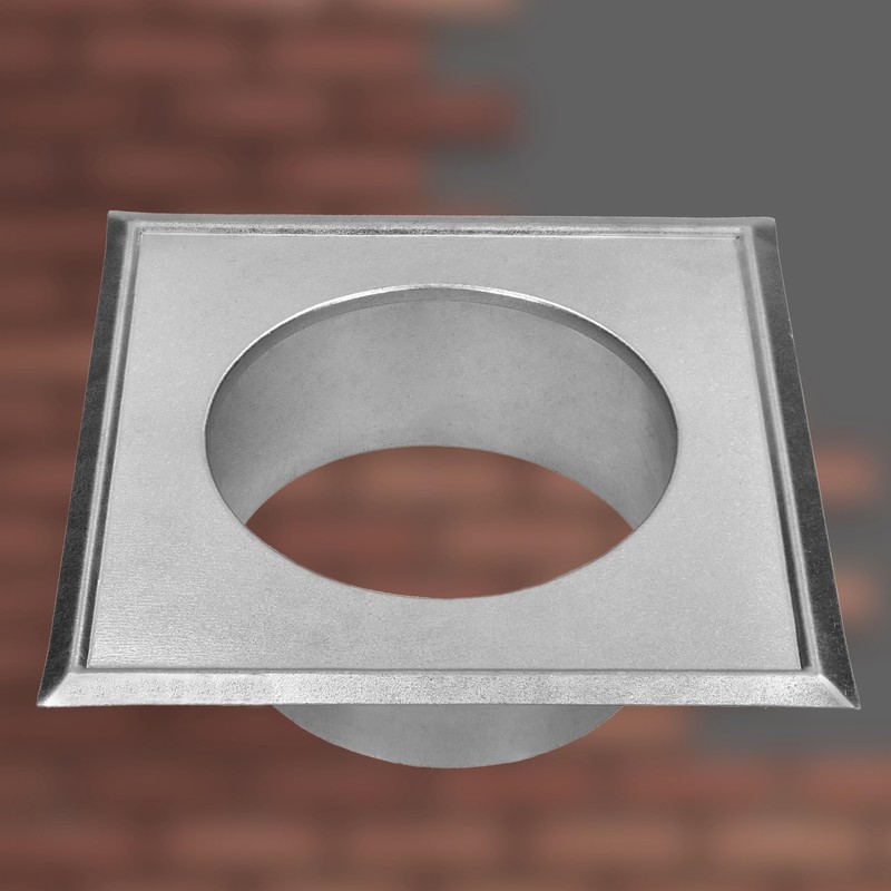 KOTARBAU® Stove Pipe Rosette Diameter 110 mm Galvanised Chimney Rose