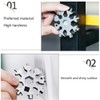 Snowflake 18-in-1 Multi Tool, Stainless Steel Snowflake Bottle Opener/Flat Screwdriver