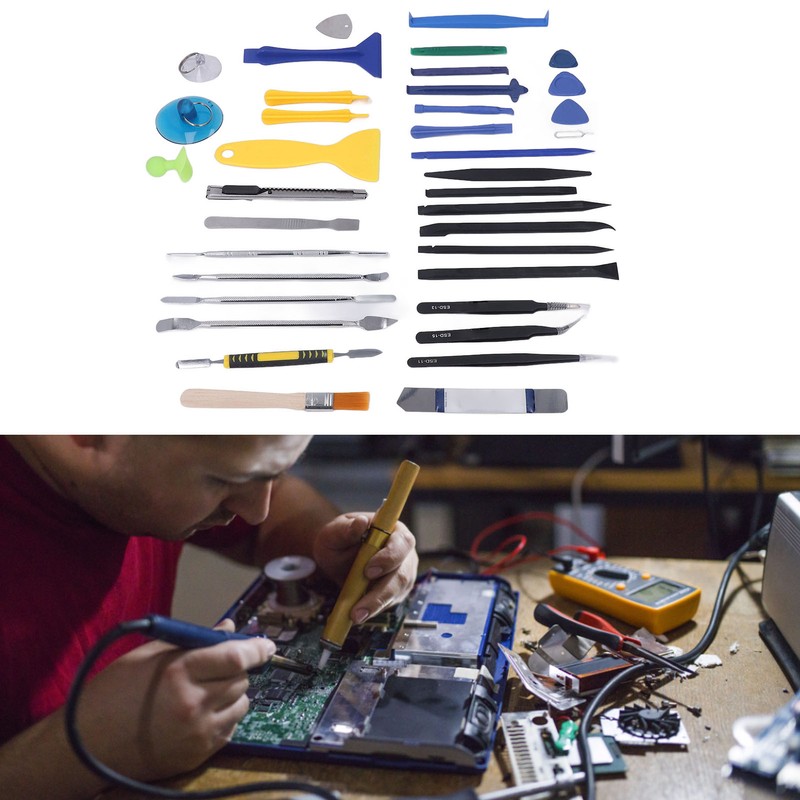 Electronic Repair Tools Opening Pry Cleaning Tool Kit for PCB