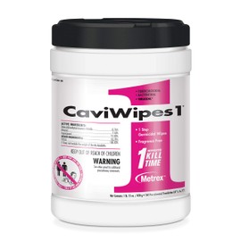 Metrex Caviwipes1 Surface Disinfectant, 6" x 6-3/4", Pack of 160