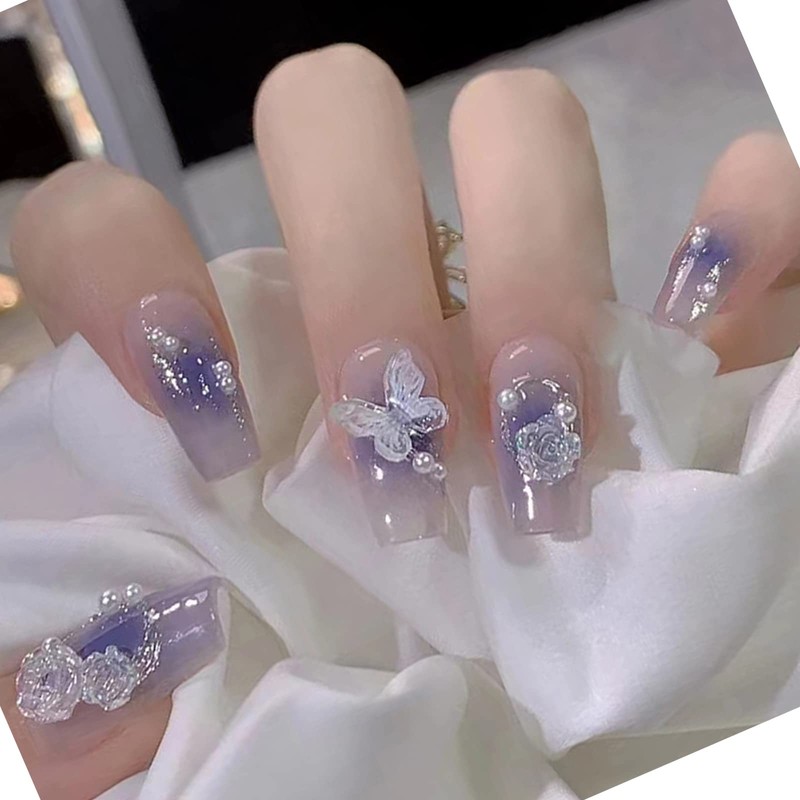 HAPVITAL Nail Tips, Long Nail Tips, Long Nail Tips, Spring