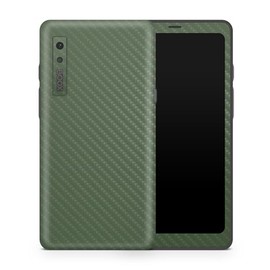Carbon Fiber Tablet Skin Compatible with BOOX Palma 1 (2023) - Solid Olive - Premium 3M Vinyl Protective Wrap Decal Cover - Easy to Apply | Crafted in The USA by MightySkins