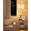 Lightdot 56" Floor Lamp with Table & Storage Bag, Dimmable