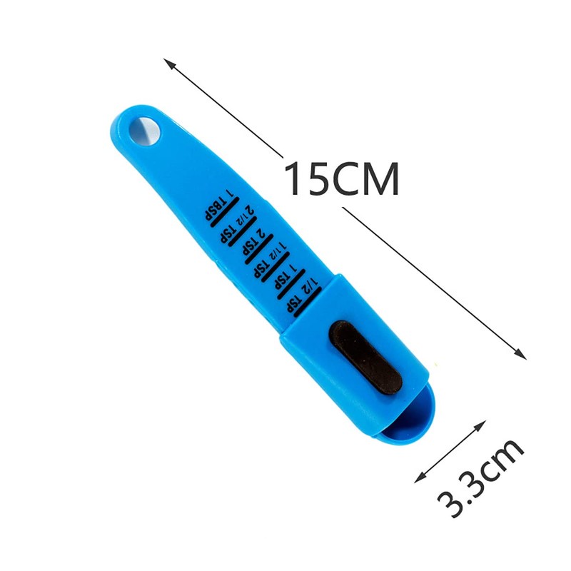 2 PCS Adjustable Measuring Spoon Set,Adjustable from 1/2 Teaspoon to