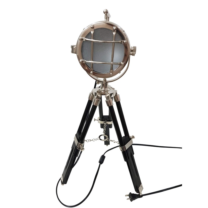 collectiblesBuy Nautical Desk Lamp with Black Wooden Tripod – 22
