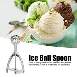 Cuchara para Cupcakes, Cucharas para Helado de Acero Inoxidable, Práctica Herramienta de Cocina para Sujetar Helado, Sorbete, Albóndigas de Frutas, Galletas(S)