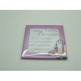 A SPECIAL DAUGHTER MAGNET WITH VERSE