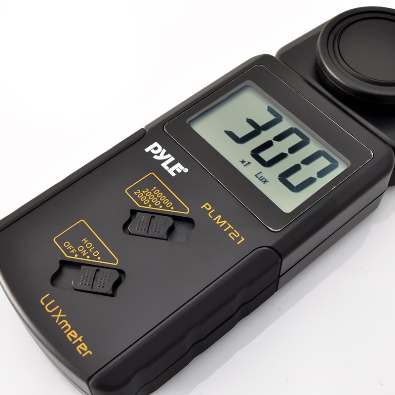 Pyle PLMT21 Handheld Lux Light Meter Photometer with 20000 Lux