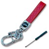 HYmish Key Chain for Cars, Stylish, Cute, Leather, Car, Smart