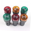 tooloflife Red Indicator Light with Buzzer AC/DC 24V/220V 22mm Indicator