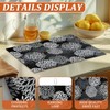 LuxStep Dish Drying Mat for Kitchen Counter Microfiber Absorbent Dish