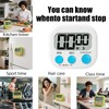 Kitchen Timer, Digital Classroom Timer, Stopwatch, Suitable for Kitchen, Study,