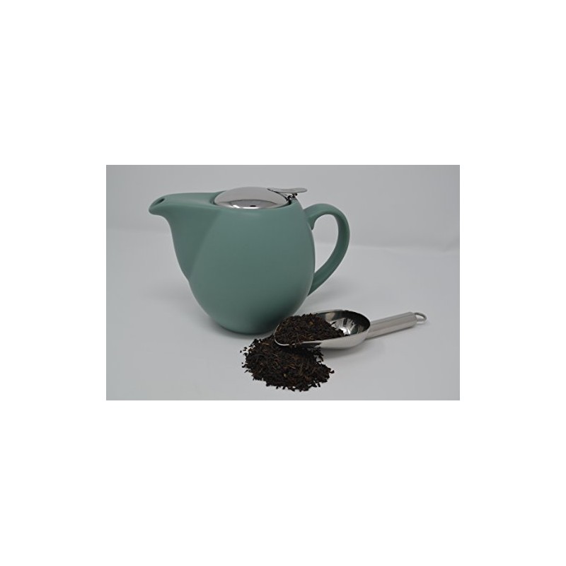Saara 0.9 Litre Ceramic Teapot (Matt Petrol)