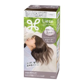 Liese Bubble Color Lavender Gurege Hair Color for Black Hair (4.3 fl oz (115 ml)