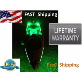 UN brand Kayak or Canoe - Green Fishing LED Light Kit --- COMPLETE KIT --- GREAT 2015