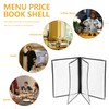 Toddmomy Transparent Menu Covers 4 Page 8 View Transparent Restaurant