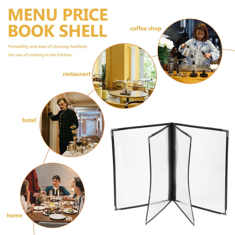 Toddmomy Transparent Menu Covers 4 Page 8 View Transparent Restaurant