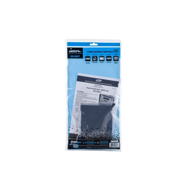 Metra 95-5817 Double-DIN Stereo Installation Dash Kit Fits Select 1995-2011