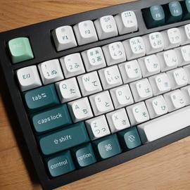 Keychron JIS Layout Double Shot PBT OSA Key Cap Full Set (White Mint)