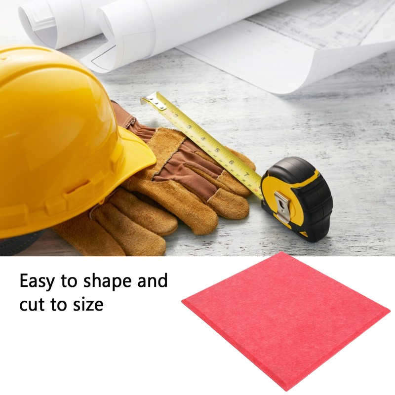6Pcs Acoustic Absorption Panel Thickened Reduce Reverb SoundProof Padding Absorber(Pink