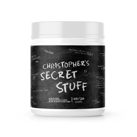 RAW CBUM PRE-ENTRENO CHRISTOPHERS SECRET STUFF VERSIÓN EUROPEA CON 1 GR DE PROTEINA 520G 40 SERVS