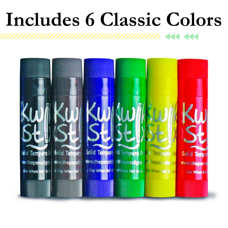 The Pencil Grip Kwik Stix Solid Paint Pens, Tempera Paint