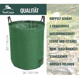 TerCasa Garden Waste Sack 272 Litres Green 272 Litres