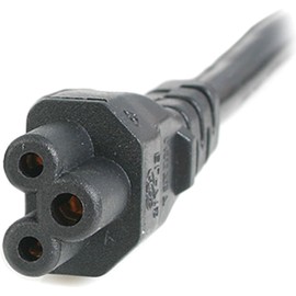 ERJIRO Cable de alimentación de 3 Clavijas para Laptop, Cargador Interlock para Laptop 18 AWG 1,80 M.