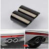 Dsycar Black Coated Polished Finish Stainless Steel Car Exhaust Muffler