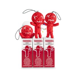 Schöne Güter Set of 3 - Voodoo Doll Love and Friendship | Voodoo Doll to Go