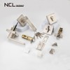 NCL Keyed Entry Door Lever with Single Cylinder Deadbolt, Keyed